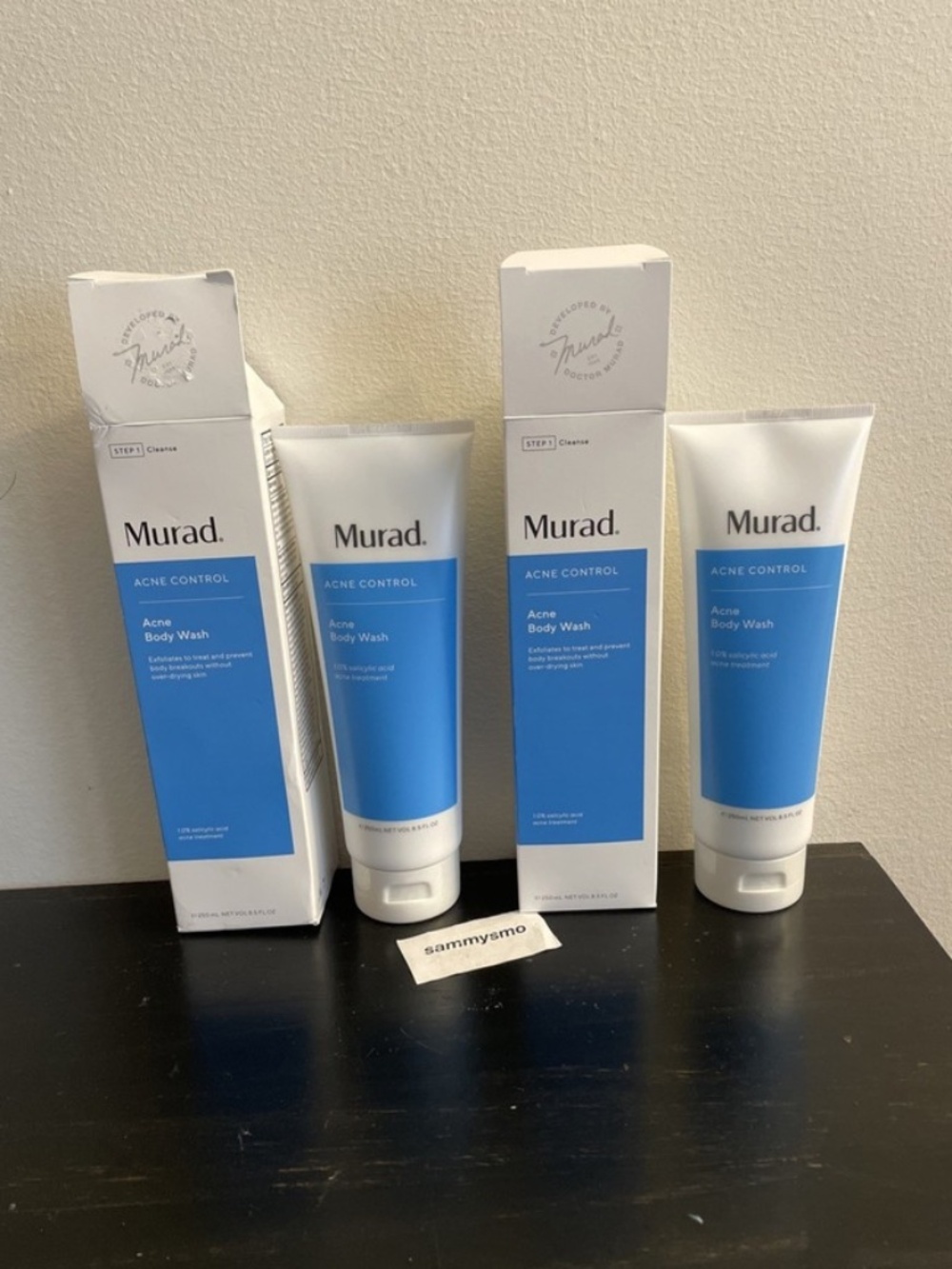 Murad Acne Control Acne Body Wash 8.5 fl oz., x2 SEALED Exp 03/2028, READ